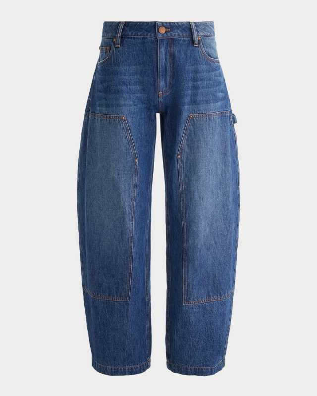 Andie Barrel-Leg Carpenter Jeans